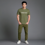 Olive Green: Positivity Crewneck